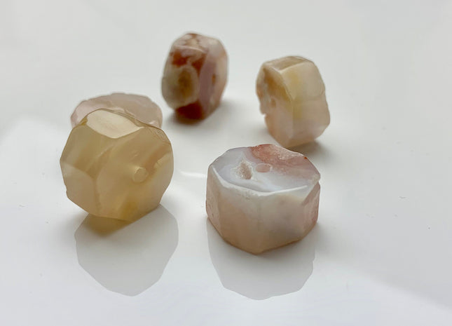 WHOLESALE 8x12 mm AAA Natural Cherry Blossom Gemstone Beads Faceted Rondelle Shape Limited Edition Sakura Gemstone #2246