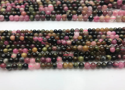 WHOLESALE 4mm 6mm 8mm 10mm AAA Smooth Round Watermelon Tourmaline Gemstone Beads High Quality Turmaline Beads. #2253