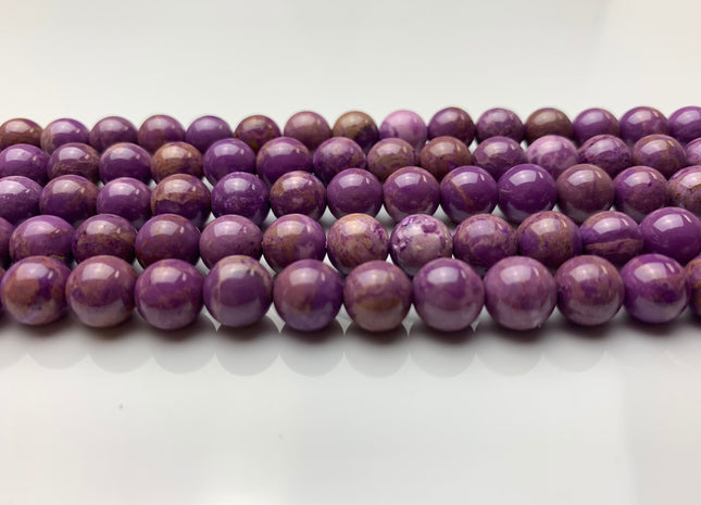WHOLESALE 6mm 8mm 10mm AAA Natural Smooth Round Phosphosiderite Gemstone Beads Natural Color Genuine Phosphosiderite Beads #2268