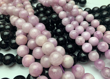 6mm 8mm 10mm 12mm Smooth Round Kunzite Gemstone Beads Natural Lilac Color Gemstones #2274