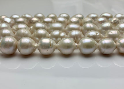 11-13 mm Natural White Baroque Freshwater Pearl Beads High Luster Genuine Natural White Color Baroque Edison Pearls #1486