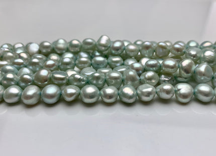 8mm AA Aqua Blue Green Color Freshwater Nugget Pearl Beads Genuine Aqua Color Nugget Freshwater Pearls #1319