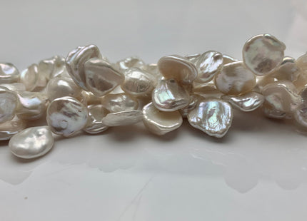 8-12 mm AAA Natural White Keshi Freshwater Pearls Top Drilled Keshi Pearl Beads High Luster Top Quality Cornflake Keshi Pearls #1492
