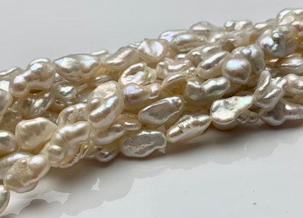 8-10x13-15 mm High Luster Limited Edition Natural White Keishi Rice Nugget Freshwater Pearls Beads, Genuine Natural Keishi Pearls. #1143