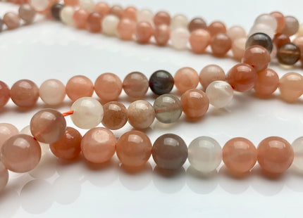 4mm 6mm 8mm 10mm AAA Natural Multi Color MoonStone Natural Multi White Pink Gray Color High Quality Smooth Round Gemstone Beads #2299
