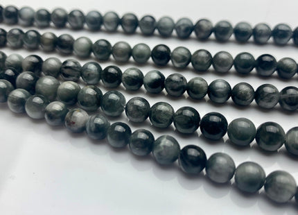 6mm 8mm AAA Smooth Round Eagle Eye Gemstones Natural Color Top Quality Round Eagle Eye Gemstone Loose Beads #2302