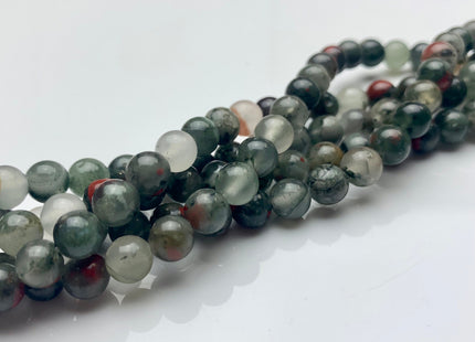 4mm 6mm 8mm 10mm AAA Smooth Round Africa Bloodstone Beads Natural Color High Quality Round Africa Bloodstone Gemstone Loose Beads #2300