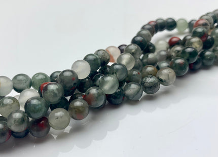 4mm 6mm 8mm 10mm AAA Smooth Round Africa Bloodstone Beads Natural Color High Quality Round Africa Bloodstone Gemstone Loose Beads #2300