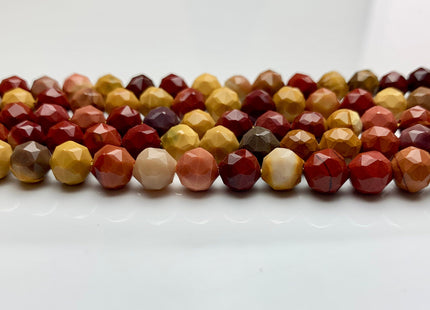 7-8 mm AAA Natural Faceted Star Cut Mookaite Gemstone Beads Genuine Faceted Mookaite Gemstone Loose Beads #2305