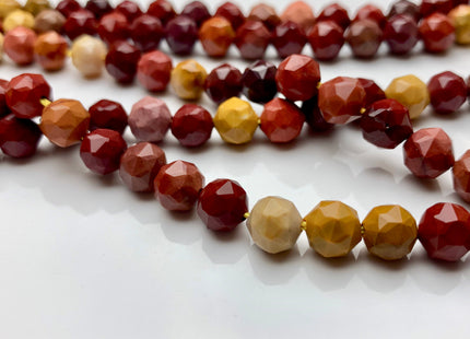 7-8 mm AAA Natural Faceted Star Cut Mookaite Gemstone Beads Genuine Faceted Mookaite Gemstone Loose Beads #2305