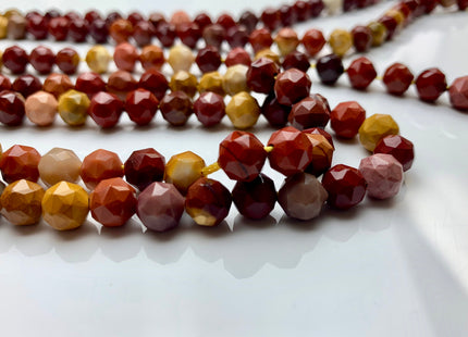 7-8 mm AAA Natural Faceted Star Cut Mookaite Gemstone Beads Genuine Faceted Mookaite Gemstone Loose Beads #2305