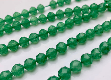 7-8 mm AAA Natural Faceted Star Cut Aventurine Gemstone Beads Genuine Faceted Aventurine Gemstone Loose Beads #2312