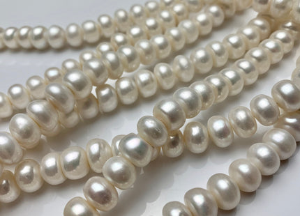 10.5-11 mm AA Natural White Round Button Freshwater Pearl Beads Genuine White Color Freshwater Button Pearls #1597