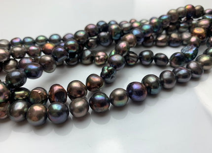 10 mm AA Green Peacock Color Freshwater Nugget Pearl Beads Genuine Freshwater Pearl Nuggets Peacock Potato Nugget Pearls #1566