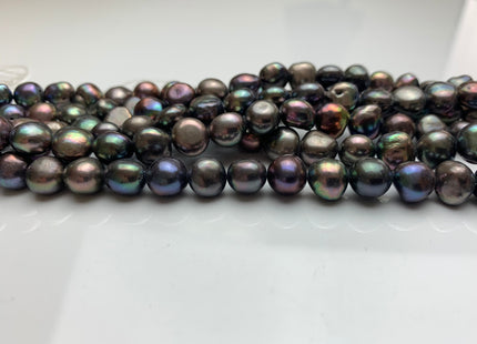 10 mm AA Green Peacock Color Freshwater Nugget Pearl Beads Genuine Freshwater Pearl Nuggets Peacock Potato Nugget Pearls #1566