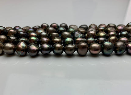 10 mm AA Green Peacock Color Freshwater Nugget Pearl Beads Genuine Freshwater Pearl Nuggets Peacock Potato Nugget Pearls #1566