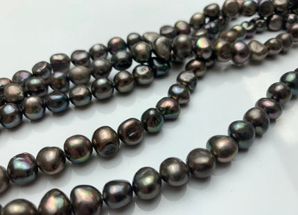 10 mm AA Green Peacock Color Freshwater Nugget Pearl Beads Genuine Freshwater Pearl Nuggets Peacock Potato Nugget Pearls #1566