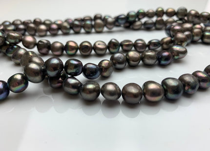 10 mm AA Green Peacock Color Freshwater Nugget Pearl Beads Genuine Freshwater Pearl Nuggets Peacock Potato Nugget Pearls #1566