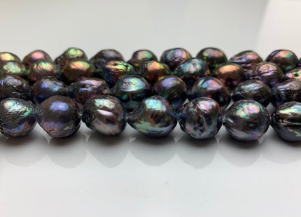 11-15 mm AAA Peacock Baroque Freshwater Pearl Beads Peacock Cultured Baroque Edison Pearls Rare Peacock Baroque Freshwater Pearls #309