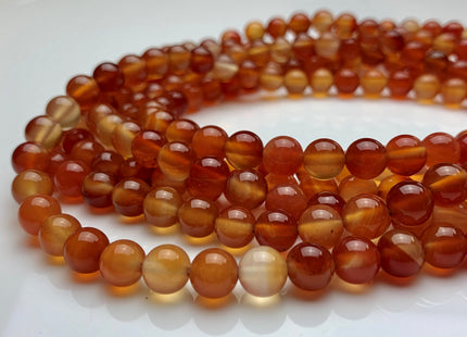 4mm 6mm 8mm 10mm 12mm 14mm AAA Smooth Round Carnelian Gemstone Beads July Birthstone Natural Gemstone Beads Carnelian Loose Beads #389