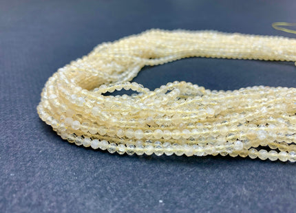 2mm Or 2.5-3 mm AAA Micro Faceted Round Citrine Gemstone Beads Top Quality Yellow Citrine Faceted Gemstone Loose Beads #2316