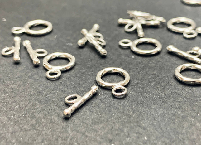 8 mm 925 Sterling Silver Toggle Clasp Twisted Sterling Silver Toggle 925 Sterling Silver Toggle Sterling Silver Clasp #10372