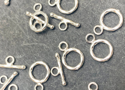 8 mm 925 Sterling Silver Toggle Clasp Twisted Sterling Silver Toggle 925 Sterling Silver Toggle Sterling Silver Clasp #1662-D