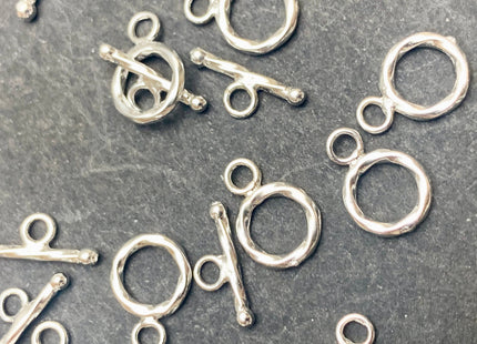 8 mm 925 Sterling Silver Toggle Clasp Twisted Sterling Silver Toggle 925 Sterling Silver Toggle Sterling Silver Clasp #10372