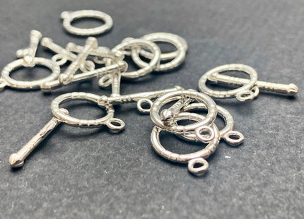 11 mm 925 Sterling Silver Toggle Clasp Simple Sterling Silver Toggle Clasp #10368