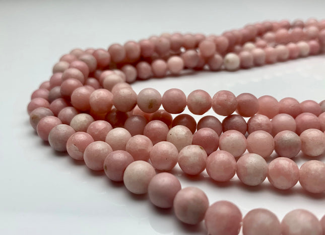 4mm 6mm 8mm 10mm Smooth Round Natural Pink Opal Gemstone Beads Natural Round Pink Opal Gemstone Loose Beads #2366