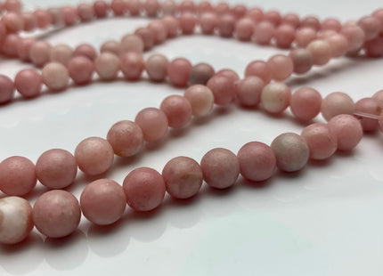 4mm 6mm 8mm 10mm Smooth Round Natural Pink Opal Gemstone Beads Natural Round Pink Opal Gemstone Loose Beads #2366