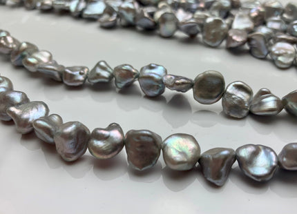 10-11 mm AA Gray Color Freshwater Keishi Nugget Pearls Genuine High Luster Keishi Freshwater Pearl Nugget Limited Edition #1352