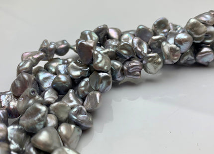 10-11 mm AA Gray Color Freshwater Keishi Nugget Pearls Genuine High Luster Keishi Freshwater Pearl Nugget Limited Edition #1352