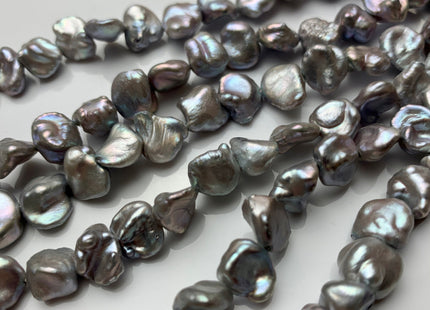10-11 mm AA Gray Color Freshwater Keishi Nugget Pearls Genuine High Luster Keishi Freshwater Pearl Nugget Limited Edition #1352