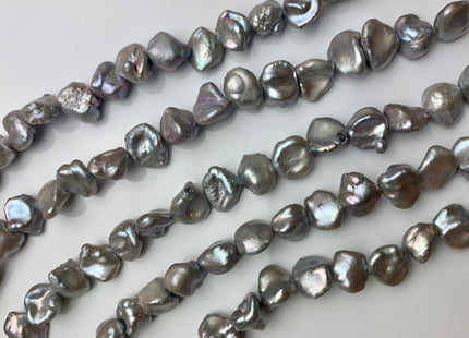 10-11 mm AA Gray Color Freshwater Keishi Nugget Pearls Genuine High Luster Keishi Freshwater Pearl Nugget Limited Edition #1352