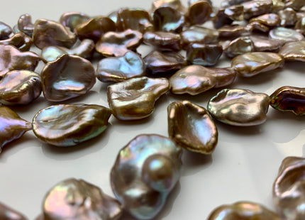 12x15-13x18 mm AAA Natural Mauve Pink Or Seaweed Freshwater Keishi Pearl Genuine High Luster Natural Color Freshwater Keishi Beads #1361