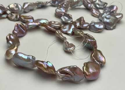 12x15-13x18 mm AAA Natural Mauve Pink Or Seaweed Freshwater Keishi Pearl Genuine High Luster Natural Color Freshwater Keishi Beads #1361