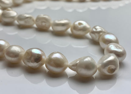 12-15x18 mm AA Jumbo Size Natural White Or Gray Rice/Oval Freshwater Pearl Irregular Nugget Beads Genuine Freshwater Pearls #394