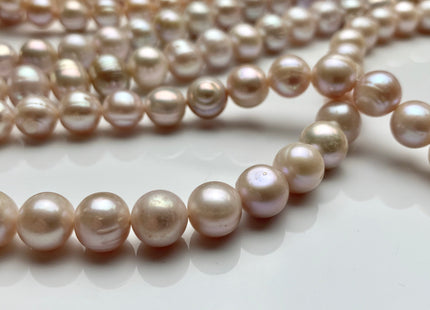 8.5-9 mm Natural Pink Potato Freshwater Pearl Beads Genuine Natural Pink Freshwater Potato Pearl Beads #1386