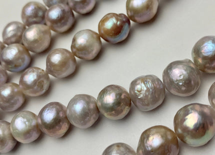 11-13 mm AAA Natural Pale Lavender Pink Baroque Freshwater Pearl Beads Natural Pink Color Baroque Pearls #1078