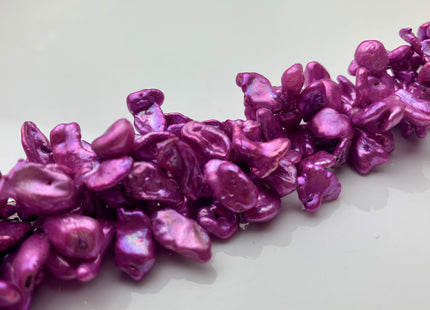 6x10-13 mm AA Top Drilled Purple Color Keishi Freshwater Pearl Beads Rare Purple Color Keishi Side Drilled Dancing Pearl Beads #1423