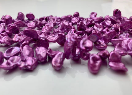 6x10-13 mm AA Top Drilled Purple Color Keishi Freshwater Pearl Beads Rare Purple Color Keishi Side Drilled Dancing Pearl Beads #1423
