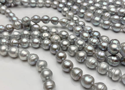 WHOLESALE 8 mm Gray Or Natural White Baby Edison Baroque Freshwater Pearls Beads Genuine Freshwater Edison Pearls #1434