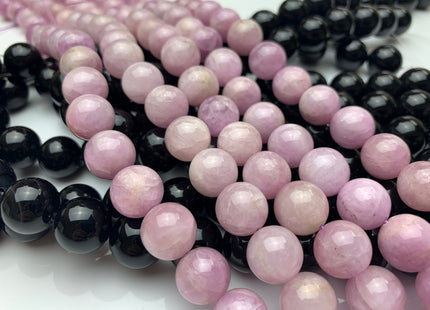 6mm 8mm 10mm 12mm Smooth Round Kunzite Gemstone Beads Natural Lilac Color Gemstones #2274