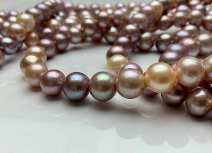 9-11 mm AAA Natural Multi Pink Freshwater Baroque/Edison Pearl Beads High Luster Genuine Natural Edison Freshwater Pearls  #1716