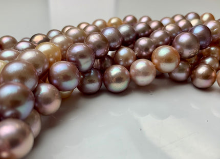 9-11 mm AAA Natural Multi Pink Freshwater Baroque/Edison Pearl Beads High Luster Genuine Natural Edison Freshwater Pearls  #1716