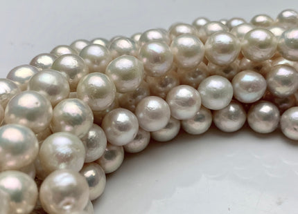 9-13 mm AAA Natural White Baroque Edison Freshwater Pearl Beads Genuine High Luster Cultured Baroque Edison Freshwater Pearls #1730