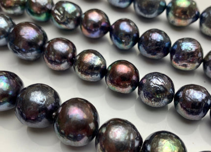 13-17 mm AAA Limited Jumbo Size Rainbow Peacock Color Baroque/Edison Freshwater Pearl Extra Shiny Genuine Baroque Freshwater Pearl #1462