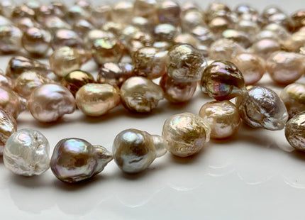 10x11-13 mm AA Natural Multi Pink Color Freshwater Baroque Beads Genuine Natural Color High Luster Baroque Pearls #1748