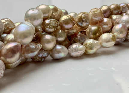 10x11-13 mm AA Natural Multi Pink Color Freshwater Baroque Beads Genuine Natural Color High Luster Baroque Pearls #1748